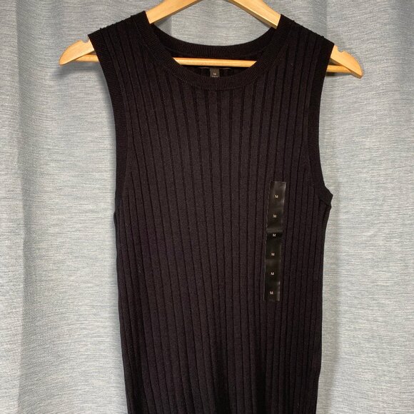 Sleeveless Ribbed Dress Tank - Picture 1 of 4